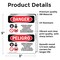 Signmission Inorganic Arsenic Cancer Hazard Bilingual Danger Sign, Vinyl Decal, 3.5in W x 5in L, 2PK OS-2PACK-DS-D-35-VS-1376 - alternate 2